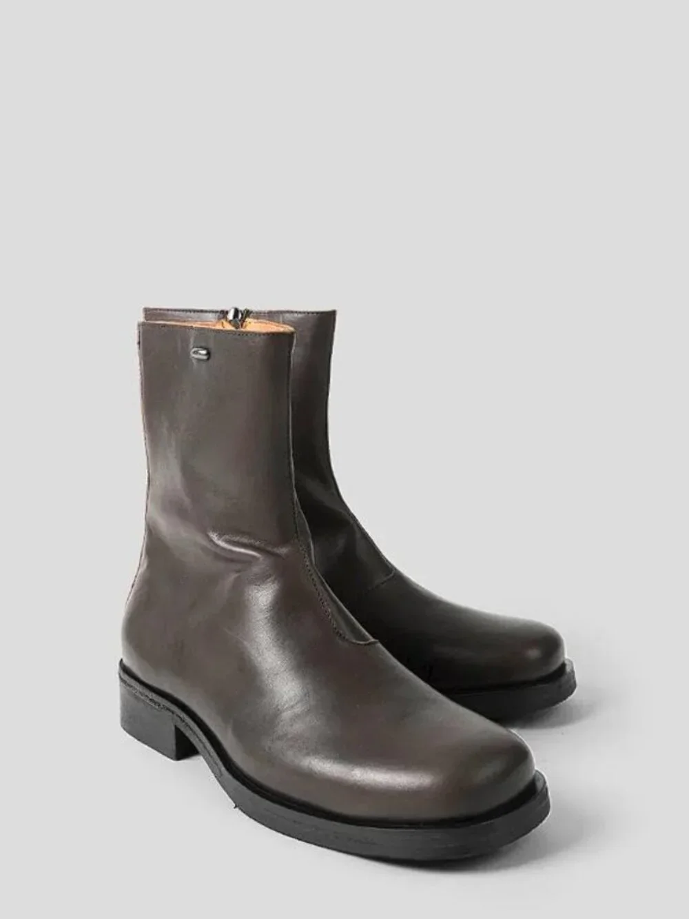 OUR LEGACY Men's Camion Boots Size 40/US7 in Phantom Tensile Leather